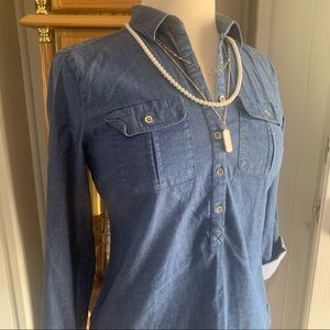 New York & Co. Stretch Denim long sleeve